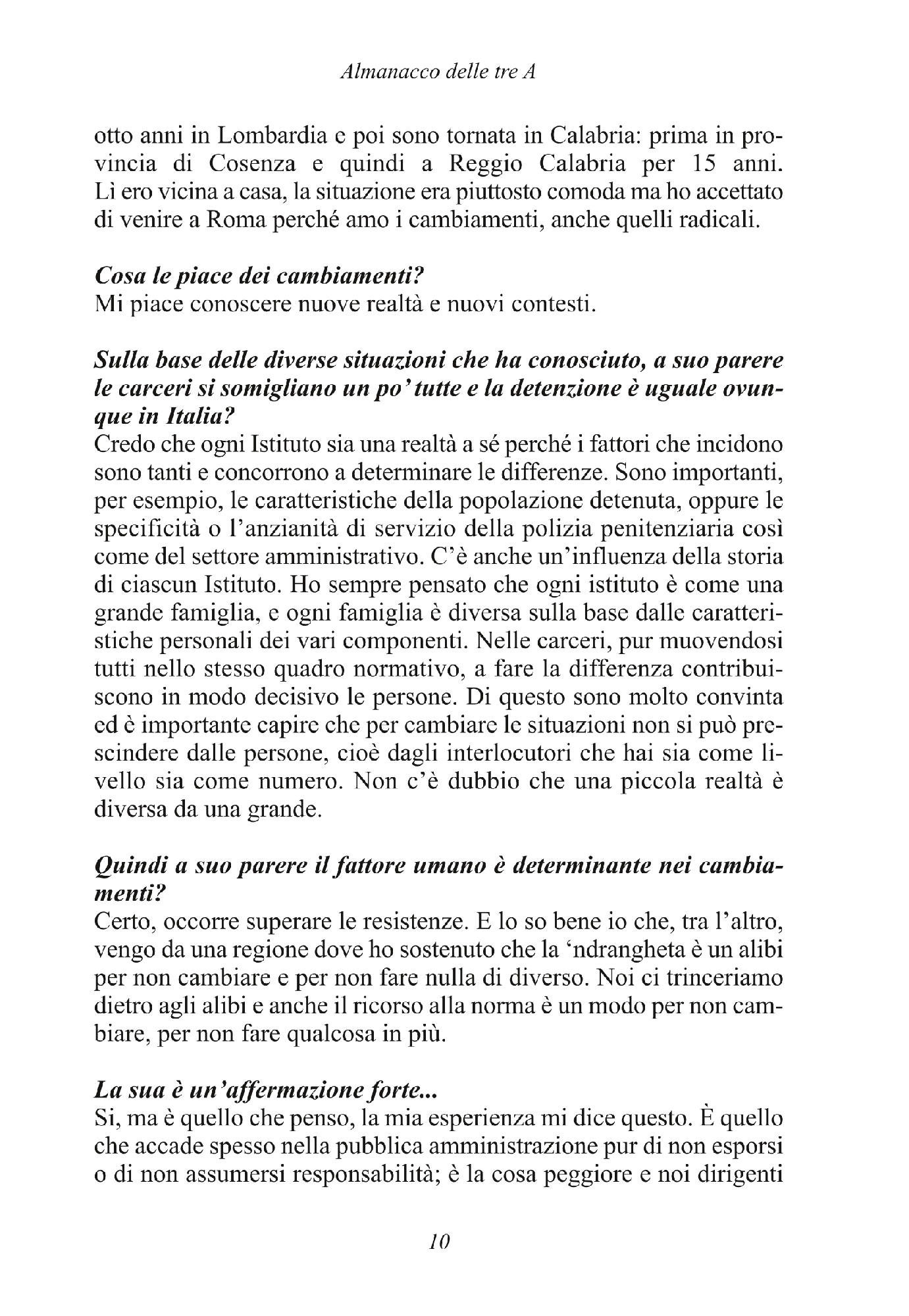 Foto: ALMANACCO DELLE TRE A (Progetto Rebibbia)