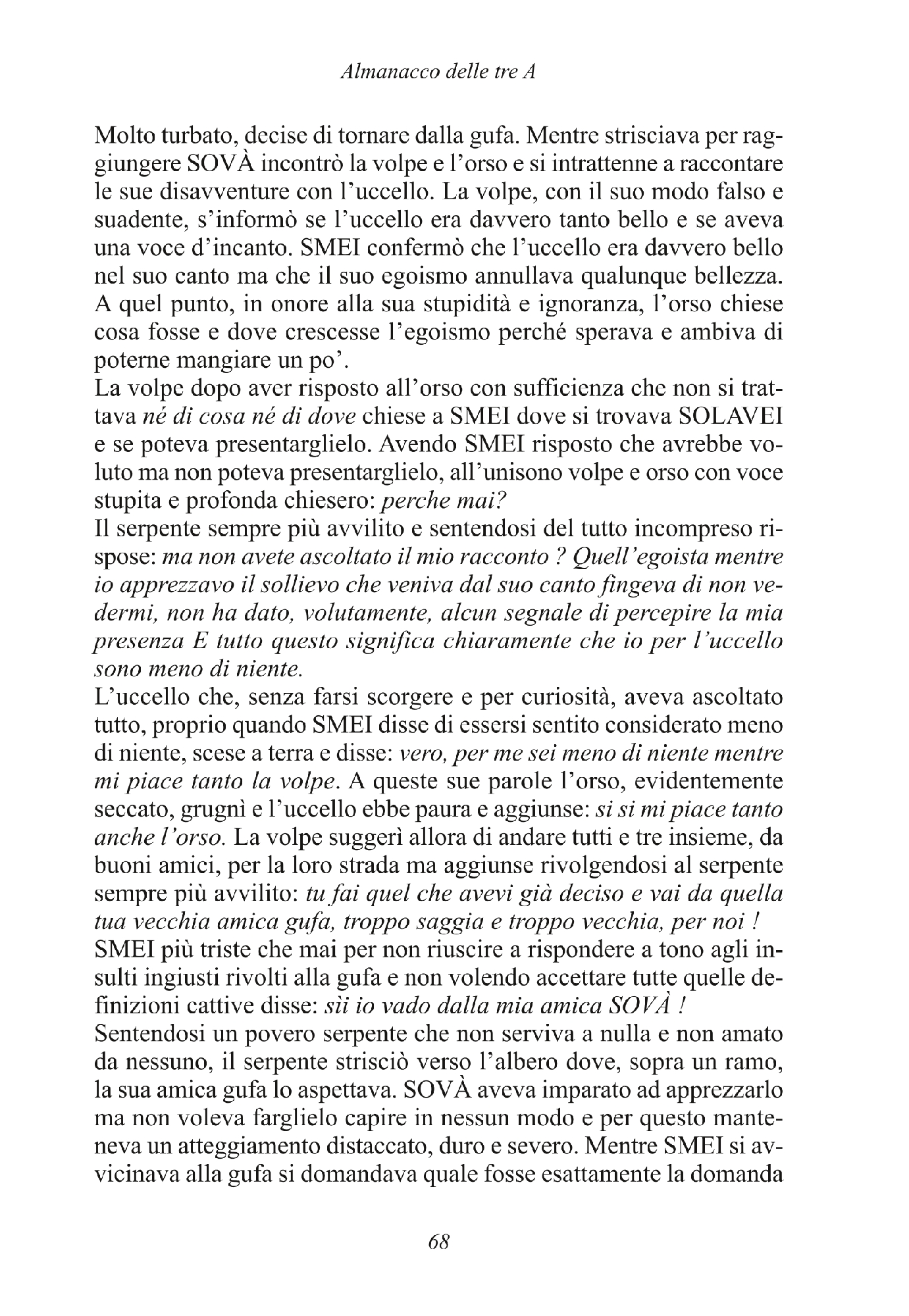 Foto: ALMANACCO DELLE TRE A (Progetto Rebibbia)