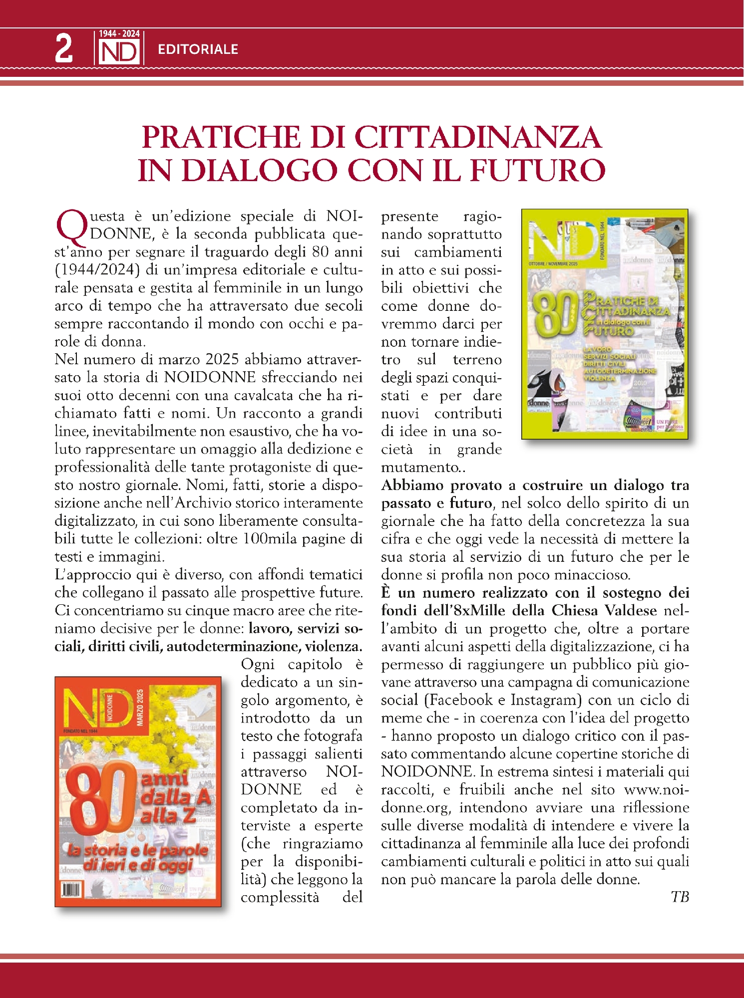 Foto: Almanacco 80 anni